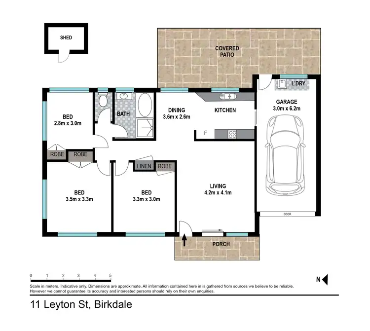 Floorplan of Homely house listing, 11 Leyton Street, Birkdale QLD 4159