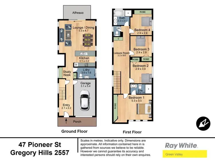 Floorplan of Homely house listing, 47 Pioneer Street, Gregory Hills NSW 2557