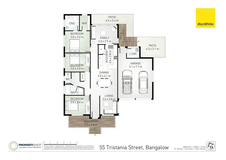 Floorplan of Homely house listing, 55 Tristania Street, Bangalow NSW 2479