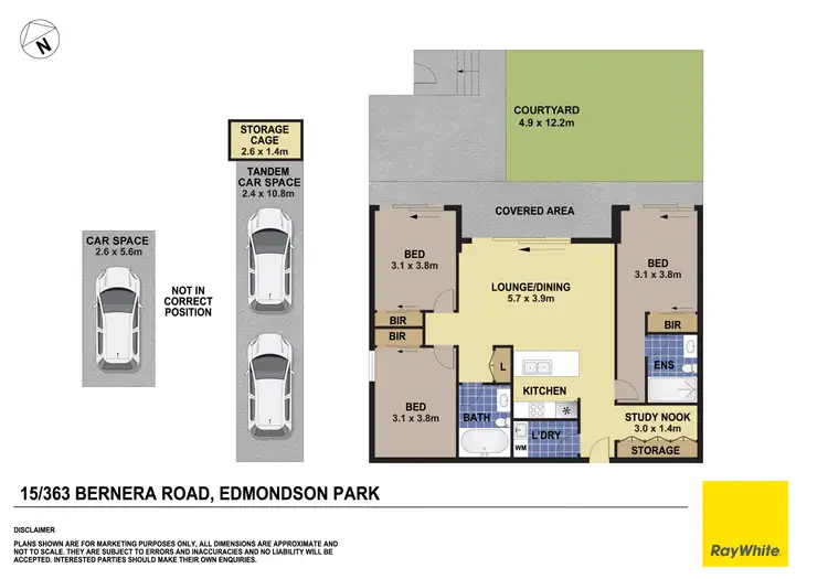 Floorplan of Homely apartment listing, 15/363 Bernera Road, Edmondson Park NSW 2174