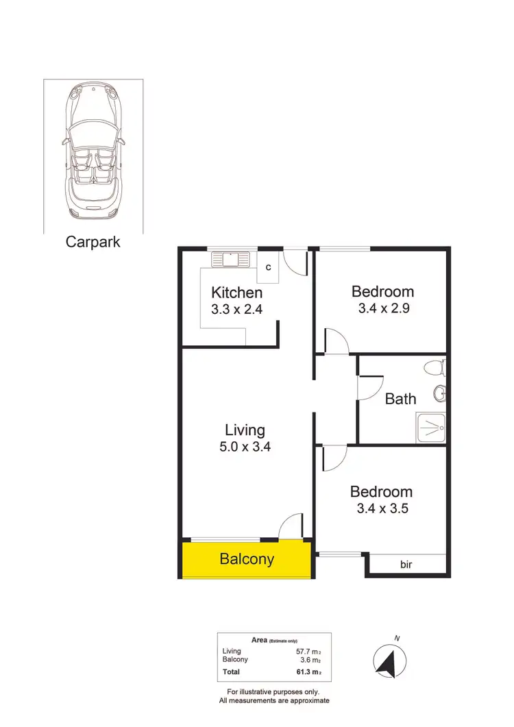 Floorplan of Homely unit listing, 39/2 Ayliffes Road, St Marys SA 5042