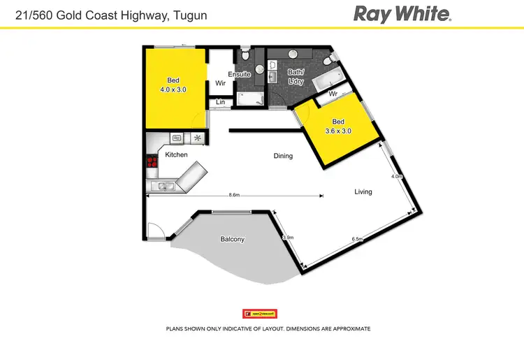 Floorplan of Homely unit listing, 21/560 Gold Coast Highway, Tugun QLD 4224