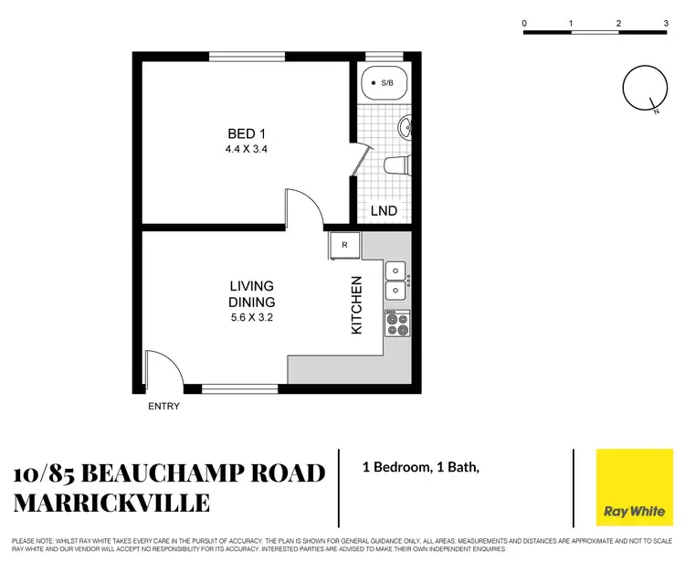 Floorplan of Homely apartment listing, 10/85 Beauchamp Street, Marrickville NSW 2204