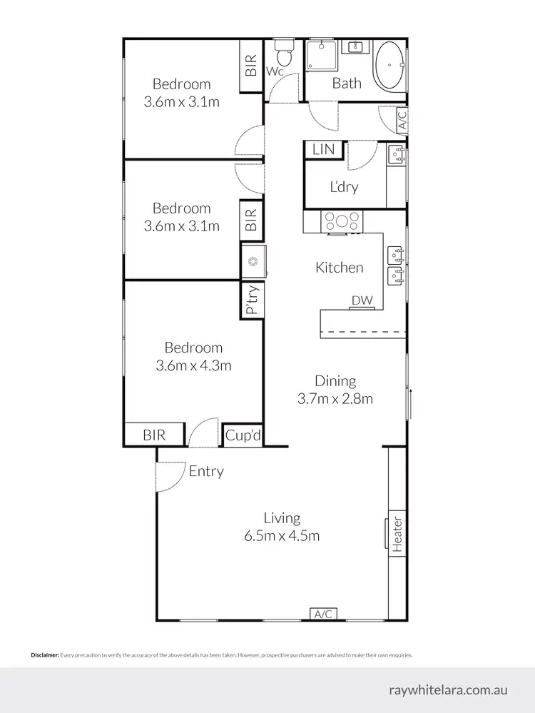 Floorplan of Homely house listing, 5B Saintfield Street, Lara VIC 3212