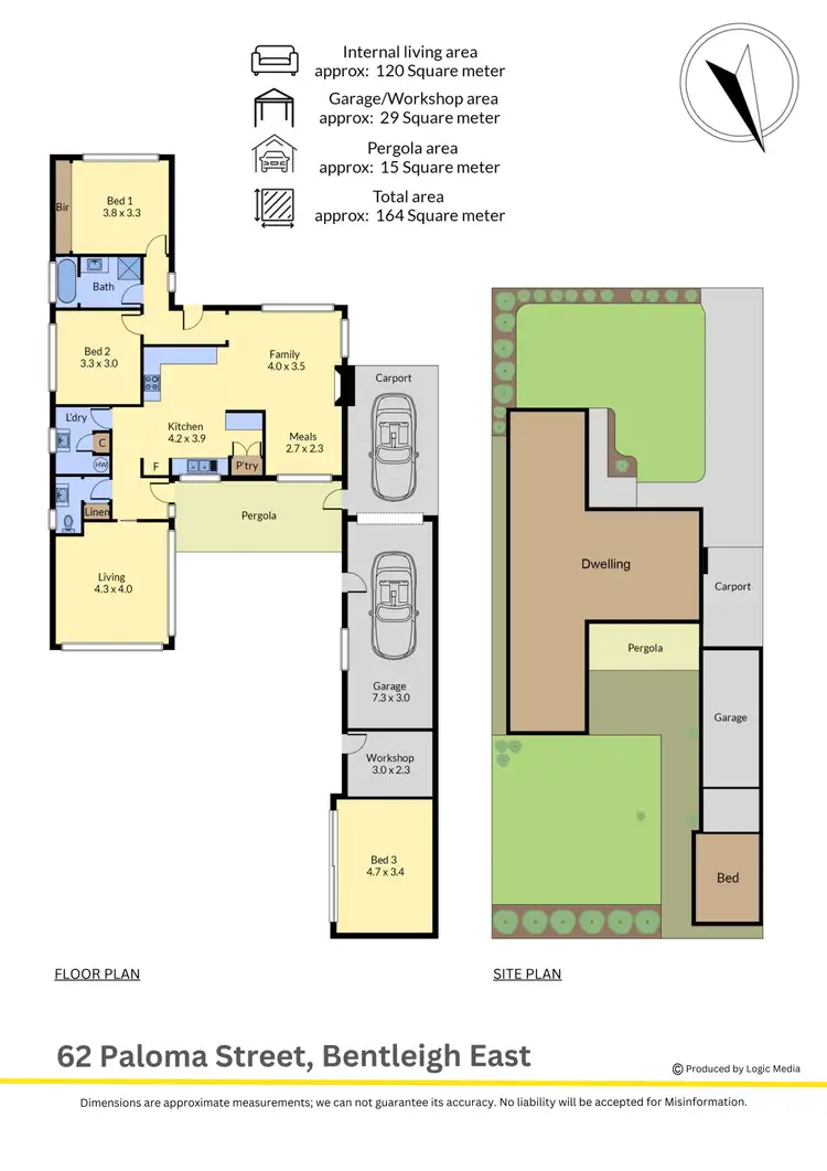 Floorplan of Homely house listing, 62 Paloma Street, Bentleigh East VIC 3165