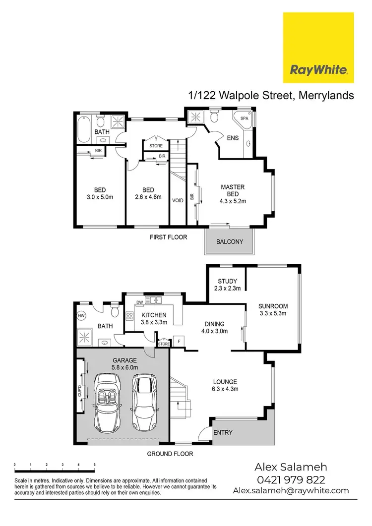 Floorplan of Homely semi-detached listing, 1/122 Walpole Street, Merrylands NSW 2160