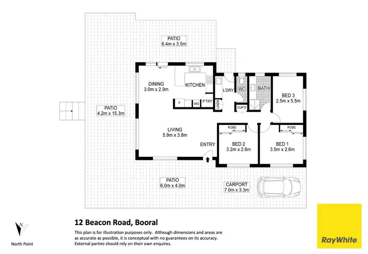 Floorplan of Homely house listing, 12 Beacon Road, Booral QLD 4655
