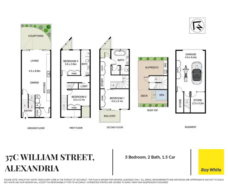 Floorplan of Homely house listing, 37C William Street, Alexandria NSW 2015