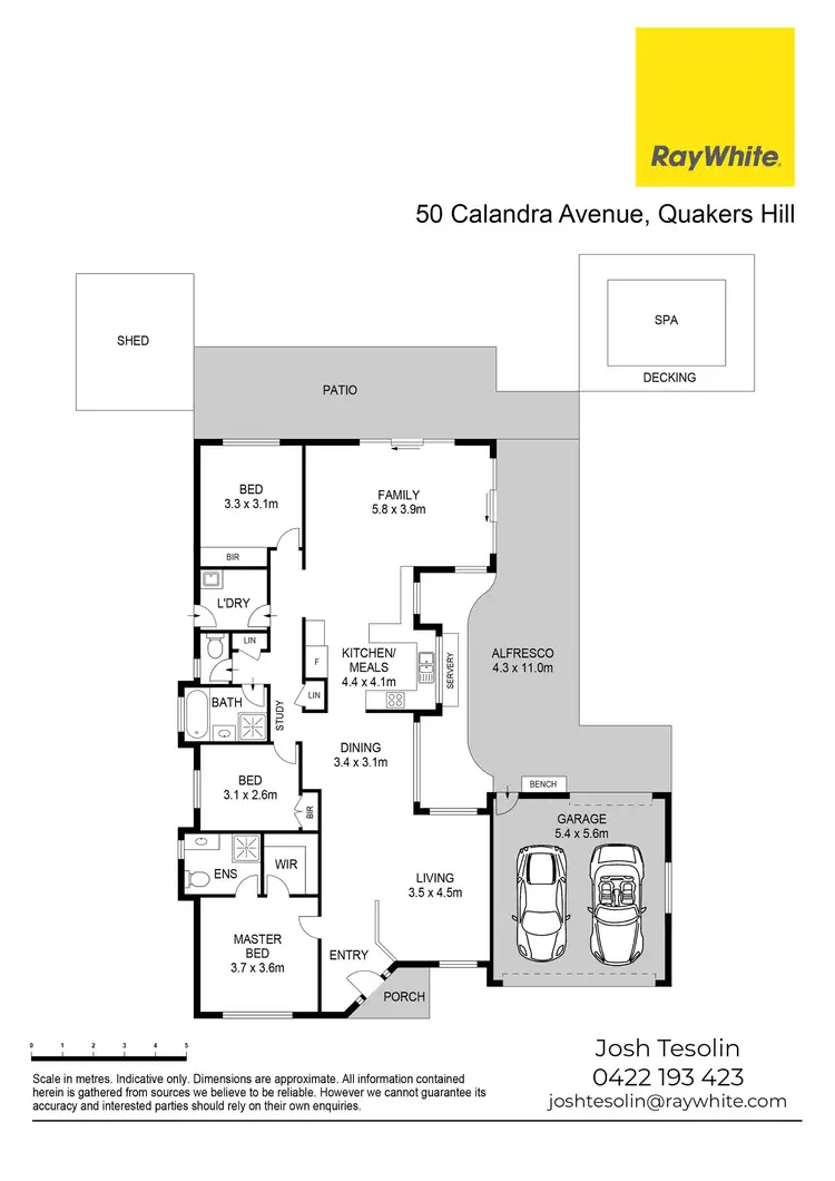Floorplan of Homely house listing, 50 Calandra Avenue, Quakers Hill NSW 2763