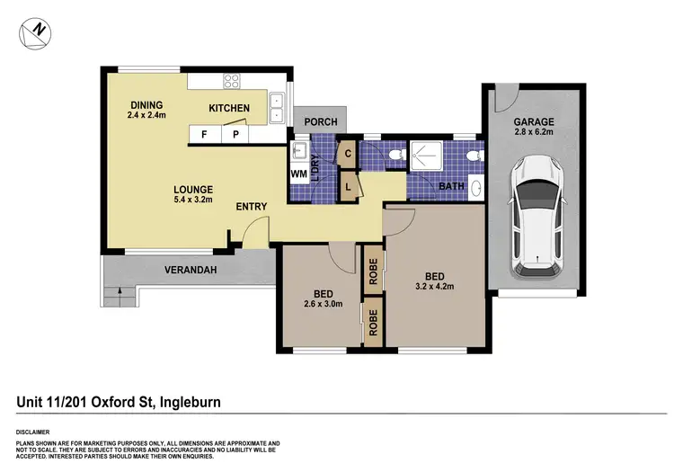 Floorplan of Homely house listing, 11/201 Oxford Road, Ingleburn NSW 2565