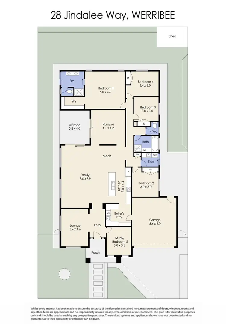 Floorplan of Homely house listing, 28 Jindalee Way, Werribee VIC 3030