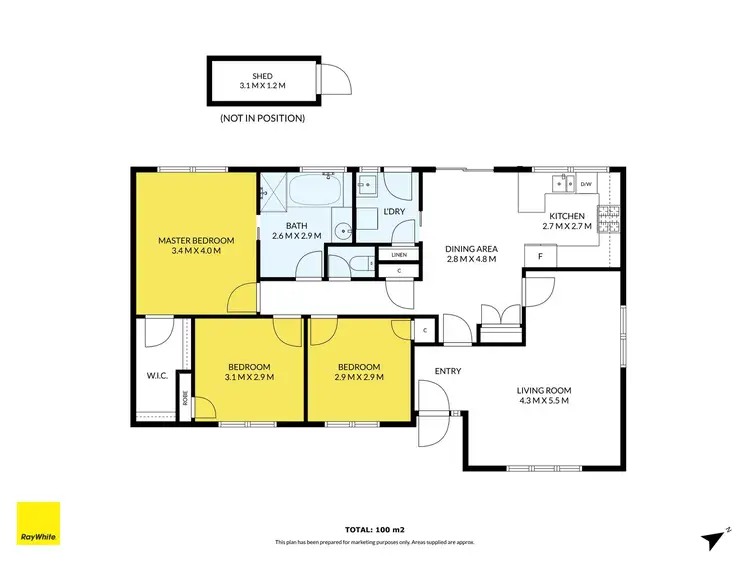 Floorplan of Homely house listing, 26 Shoppers Lane, Taylors Lakes VIC 3038