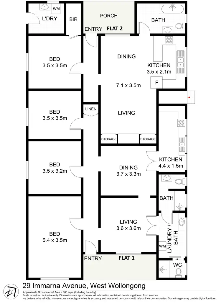 Floorplan of Homely house listing, 29 Immarna Avenue, West Wollongong NSW 2500