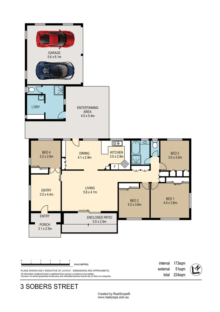 Floorplan of Homely house listing, 3 Sobers Street, Upper Mount Gravatt QLD 4122