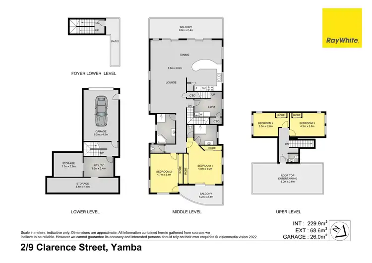 Floorplan of Homely unit listing, 2/9 Clarence Street, Yamba NSW 2464