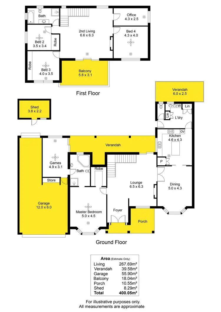 Floorplan of Homely house listing, 21 Bartlett Drive, Novar Gardens SA 5040