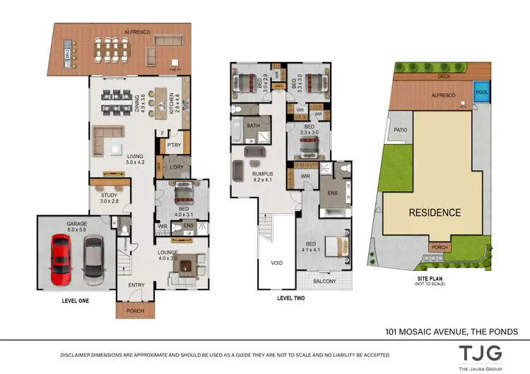 Floorplan of Homely house listing, 101 Mosaic Avenue, The Ponds NSW 2769