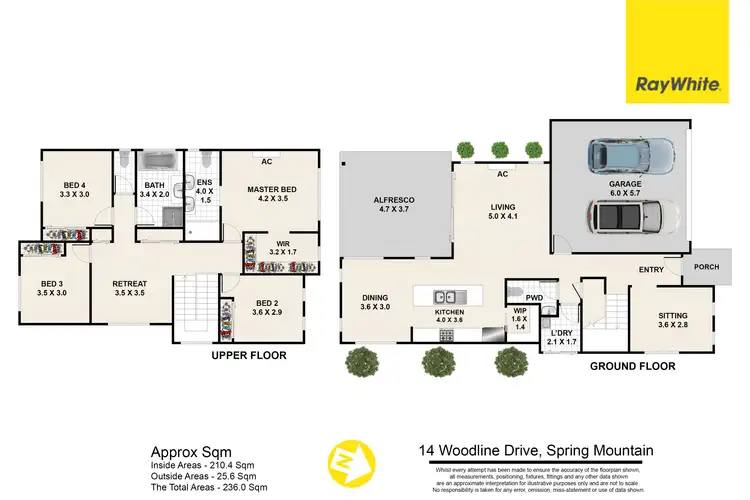 Floorplan of Homely house listing, 14 Woodline Drive, Spring Mountain QLD 4300