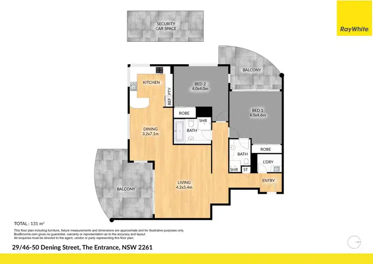 Floorplan of Homely unit listing, 29/46-50 Dening Street, The Entrance NSW 2261