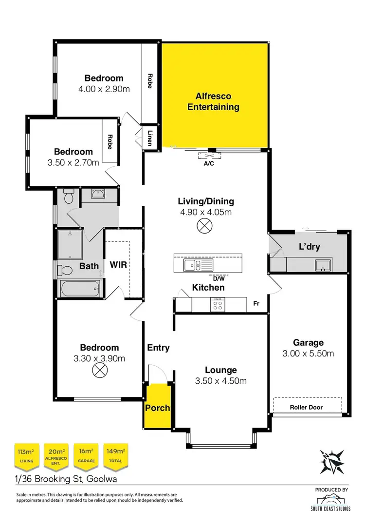 Floorplan of Homely house listing, 1/36 Brooking Street, Goolwa SA 5214