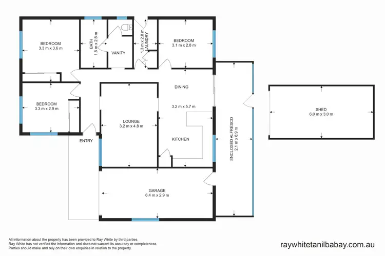 Floorplan of Homely house listing, 9 Torpey Avenue, Lemon Tree Passage NSW 2319
