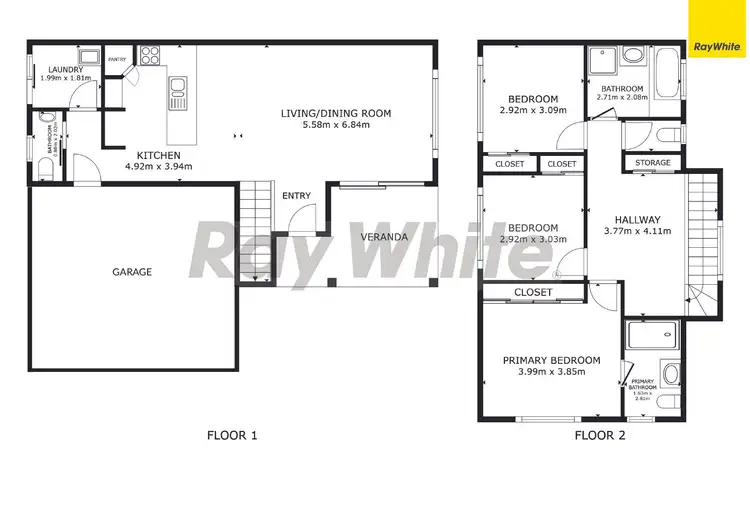 Floorplan of Homely townhouse listing, 1/16 Silver Wattle Grove, Peregian Springs QLD 4573