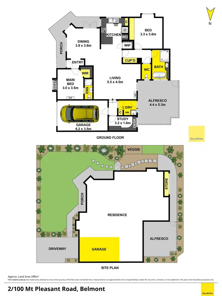 Floorplan of Homely townhouse listing, 2/100 Mt Pleasant Road, Belmont VIC 3216