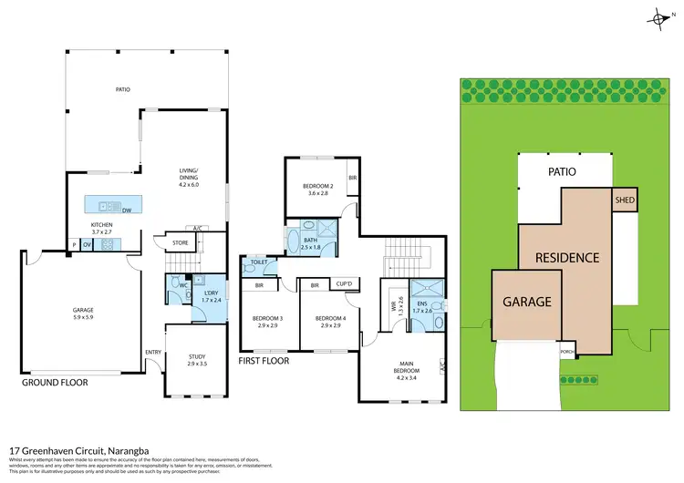 Floorplan of Homely house listing, 17 Greenhaven Circuit, Narangba QLD 4504