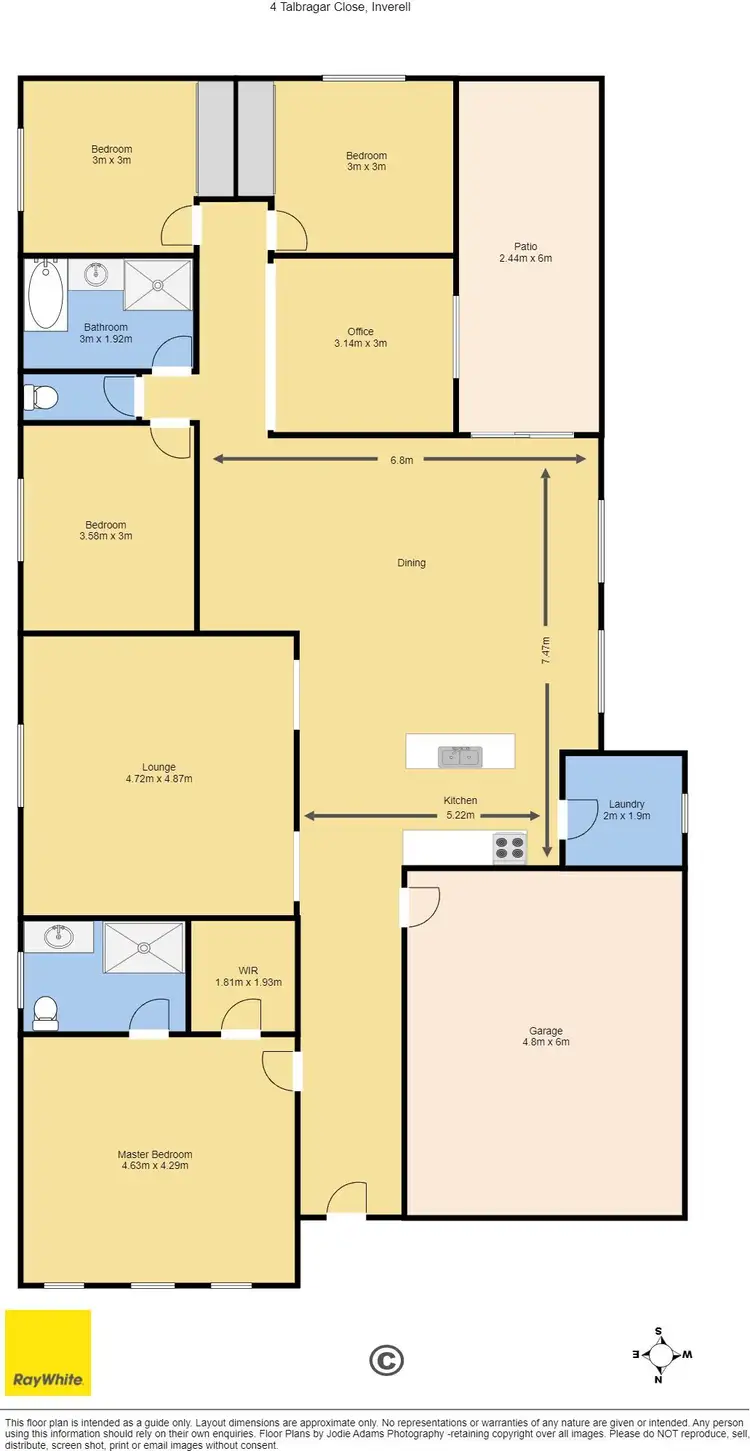 Floorplan of Homely rural property listing, 4 Talbragar Close, Inverell NSW 2360