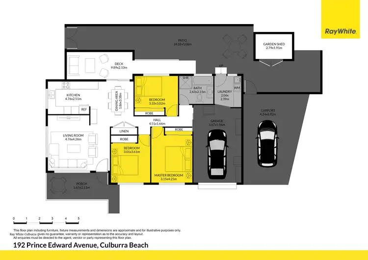 Floorplan of Homely house listing, 192 Prince Edward Avenue, Culburra Beach NSW 2540