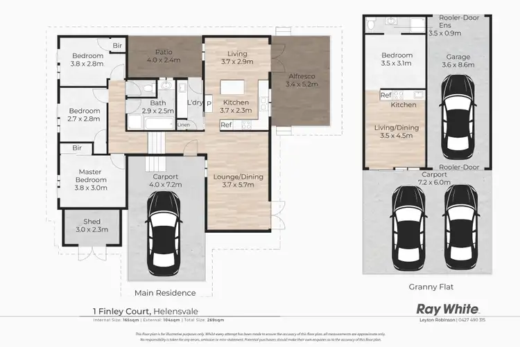 Floorplan of Homely house listing, 1 Finley Court, Helensvale QLD 4212