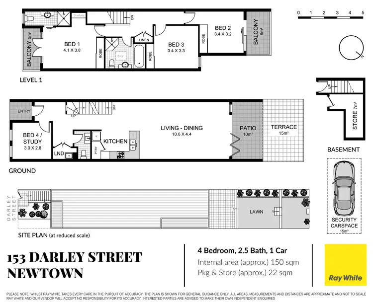 Floorplan of Homely house listing, 153 Darley Street, Newtown NSW 2042