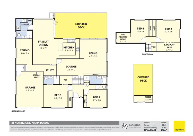 Floorplan of Homely house listing, 21 Newing Circuit, Kiama Downs NSW 2533
