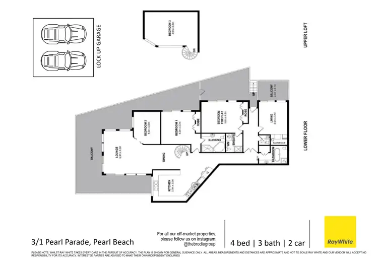 Floorplan of Homely apartment listing, 3/1 Pearl Parade, Pearl Beach NSW 2256