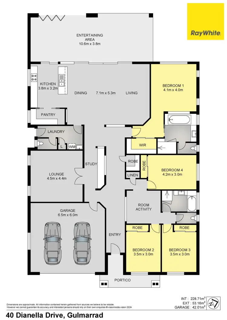 Floorplan of Homely other listing, 40 Dianella Drive, Gulmarrad NSW 2463
