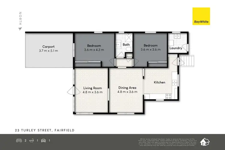 Floorplan of Homely house listing, 23 Turley Street, Fairfield QLD 4103