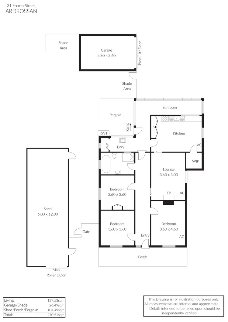 Floorplan of Homely house listing, 31 Fourth Street, Ardrossan SA 5571