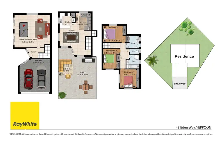 Floorplan of Homely house listing, 43 Eden Way, Yeppoon QLD 4703
