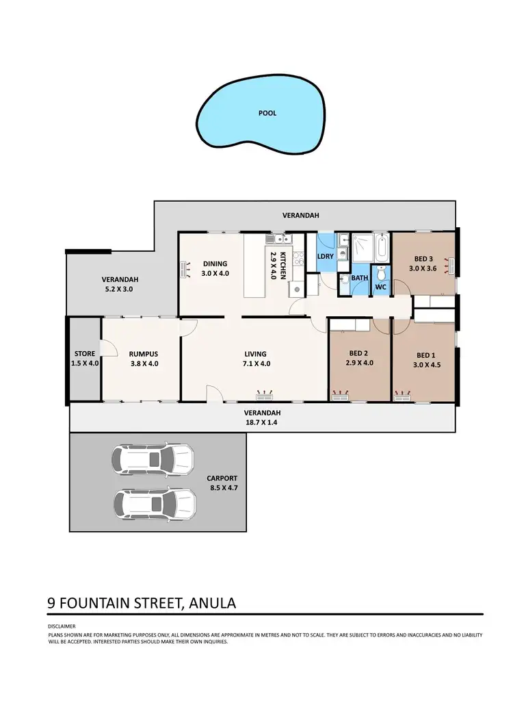 Floorplan of Homely house listing, 9 Fountain Street, Anula NT 812