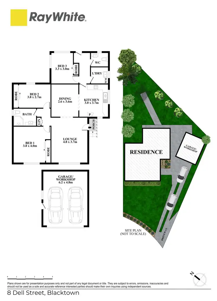 Floorplan of Homely house listing, 8 Dell Street, Blacktown NSW 2148
