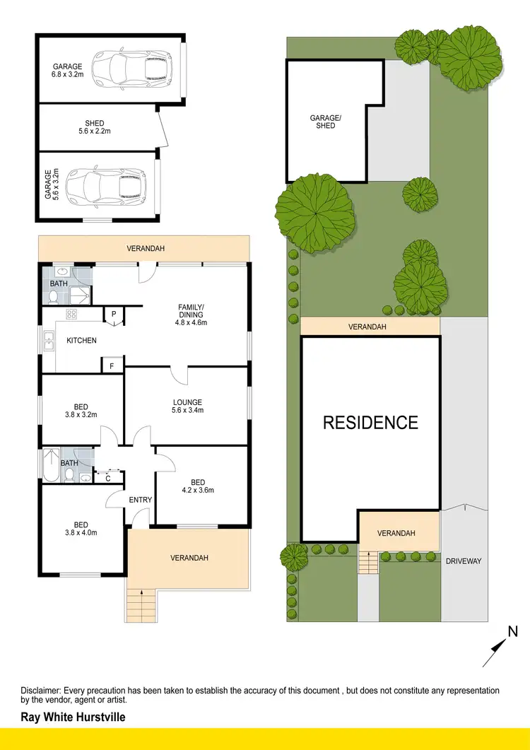 Floorplan of Homely house listing, 21 Fletcher Street, Marrickville NSW 2204