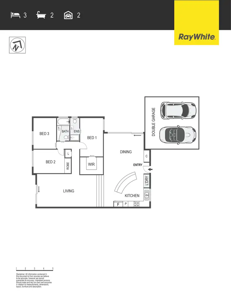 Floorplan of Homely house listing, 44 Bourne Street, Cook ACT 2614