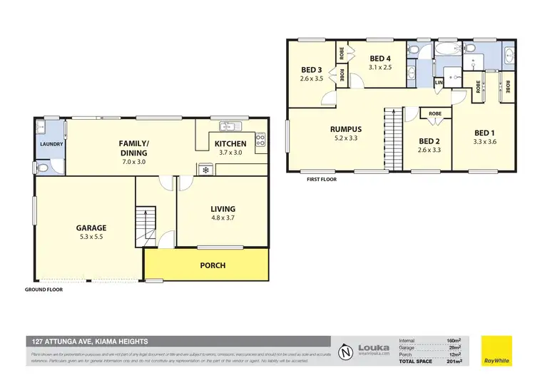 Floorplan of Homely house listing, 127 Attunga Avenue, Kiama Heights NSW 2533