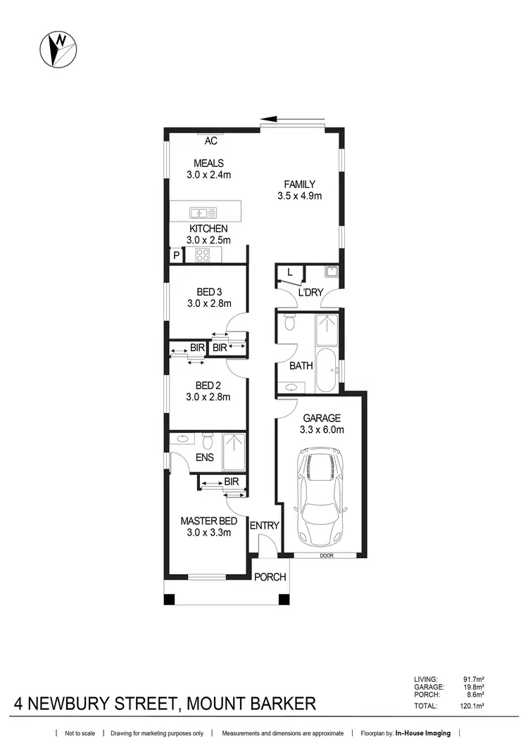 Floorplan of Homely house listing, 4 Newbury Street, Mount Barker SA 5251