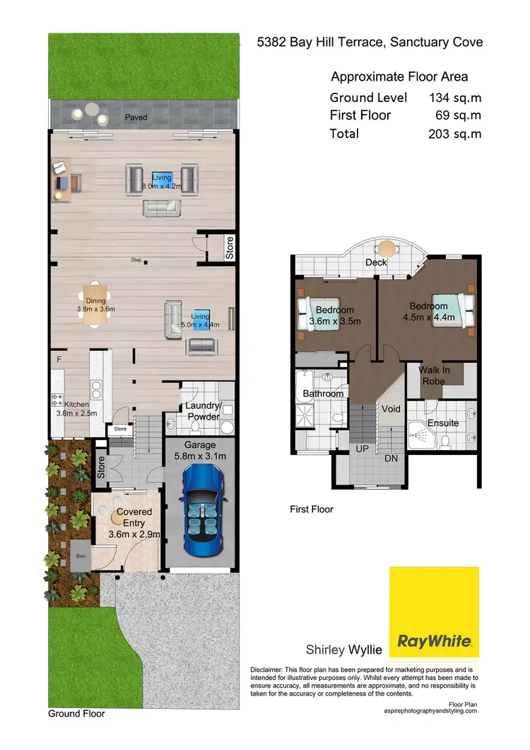 Floorplan of Homely house listing, 5382 Bay Hill Terrace, Sanctuary Cove QLD 4212