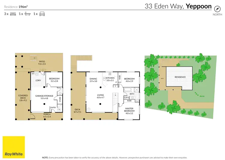 Floorplan of Homely house listing, 33 Eden Way, Yeppoon QLD 4703
