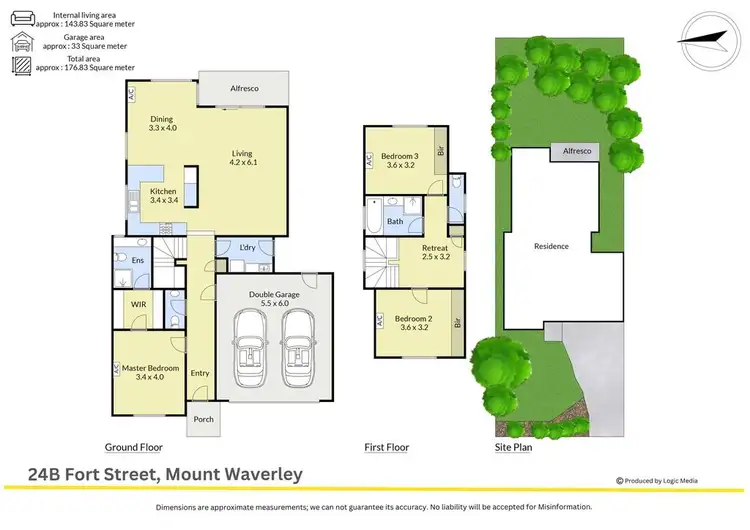 Floorplan of Homely townhouse listing, 24B Fort Street, Mount Waverley VIC 3149