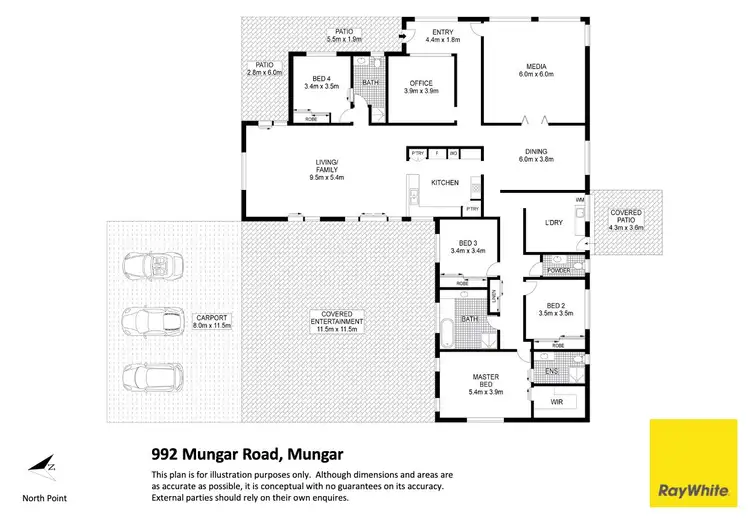 Floorplan of Homely house listing, 992 Mungar Road, Mungar QLD 4650