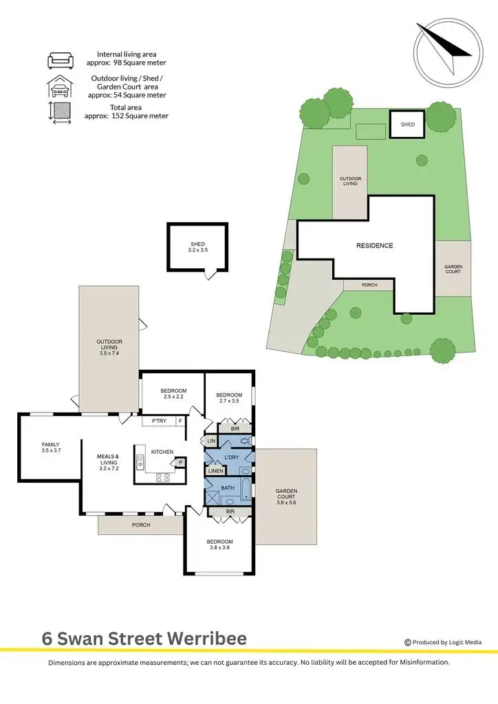 Floorplan of Homely house listing, 6 Swan Street, Werribee VIC 3030
