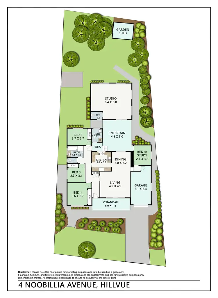 Floorplan of Homely house listing, 4 Noobillia Avenue, Tamworth NSW 2340